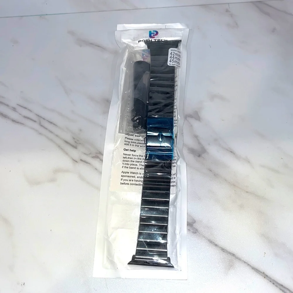NEW Posh tech black Apple Watch band